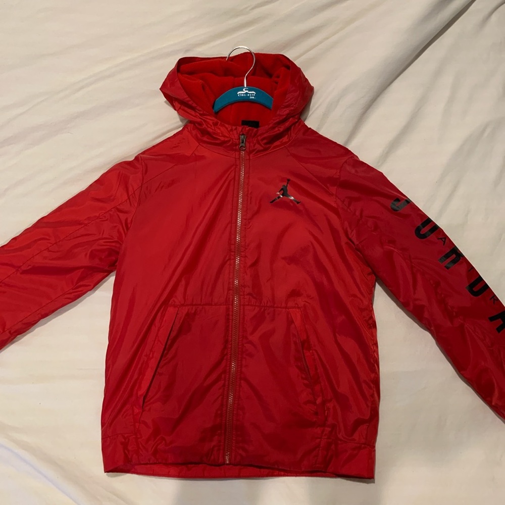 red air jordan jacket